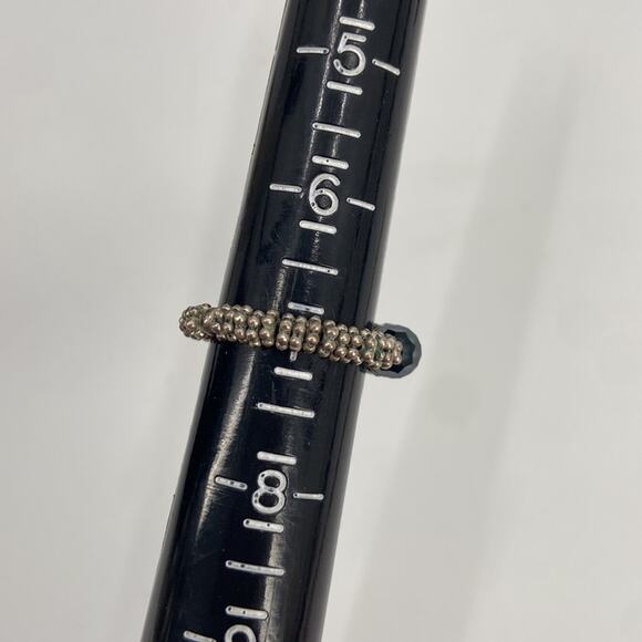 Handmade stretch beaded ring 7 - Picture 5 of 5
